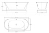 Акриловая ванна BelBagno 170x79 BB402-1700-790