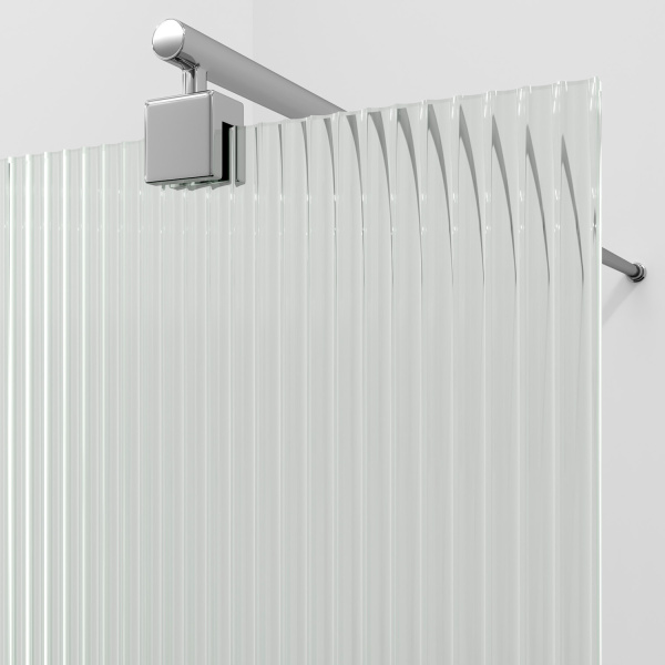 Душевая перегородка WasserKRAFT Rur 30W 90 30W46-FL серебро