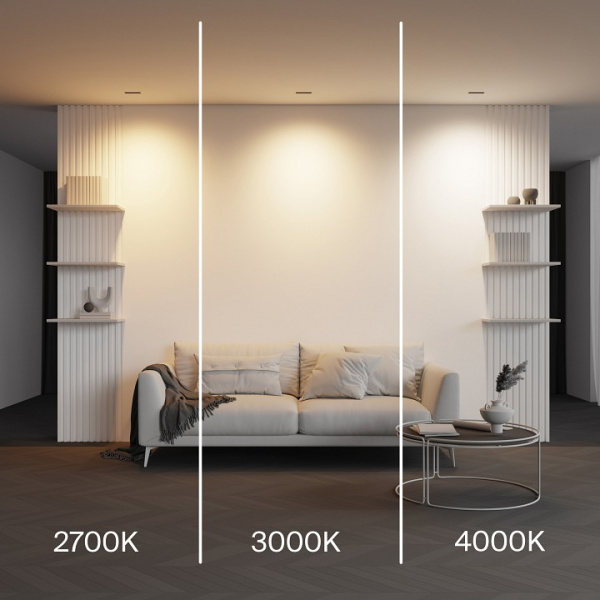 Встраиваемый светильник Maytoni Parete DL100-6W2.7-3-4K-B