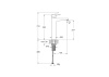 Смеситель для раковины Vitra Flow Soft A4301036EXP черный матовый
