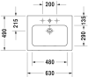 Раковина Duravit Me By Srarck 2336630000