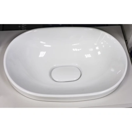 Раковина CeramaLux 5006B 59x40 см, встраиваемая сверху, белый