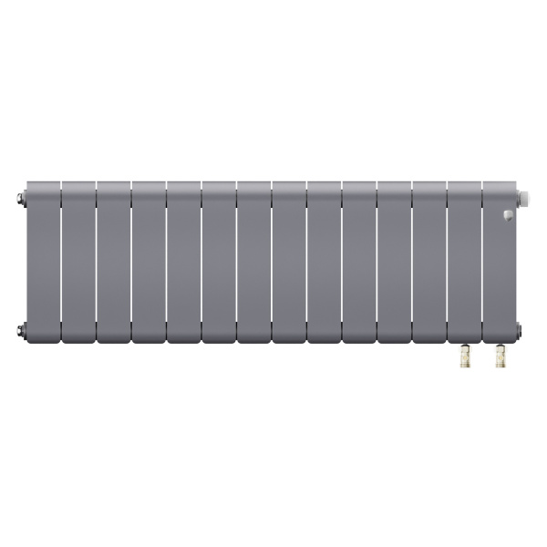 Радиатор биметаллический Royal Thermo Infinity 300 Silver Satin VR80 - 14 секц.