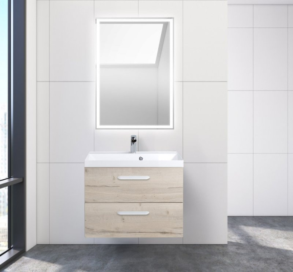 Тумба под раковину BelBagno AURORA-700-2C-SO-RT Rovere Tabacco