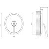 Смеситель для душа Gessi Cono 45054#031