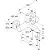Смеситель для ванны Kludi Bozz 386915376 белый матовый