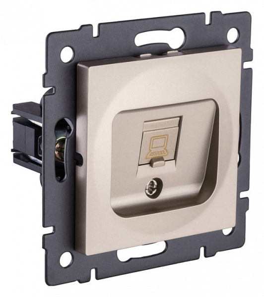 Розетка Ethernet RJ-45 без рамки Kollinger  REA-018GD