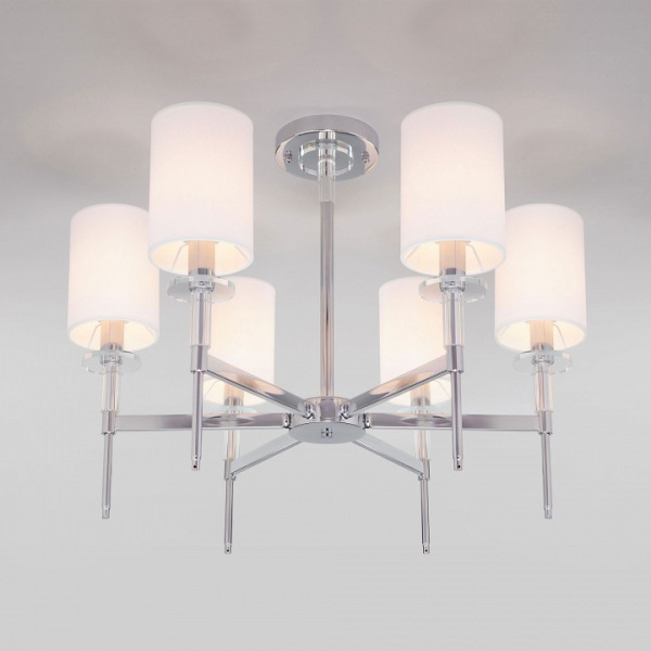 Люстра на штанге Eurosvet Brielle 60132/6 хром