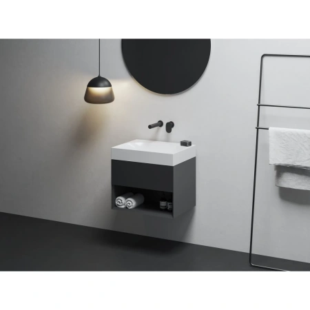 Раковина Ravak Lite XJX01360000 60x45 см, накладная, подвесная, белый