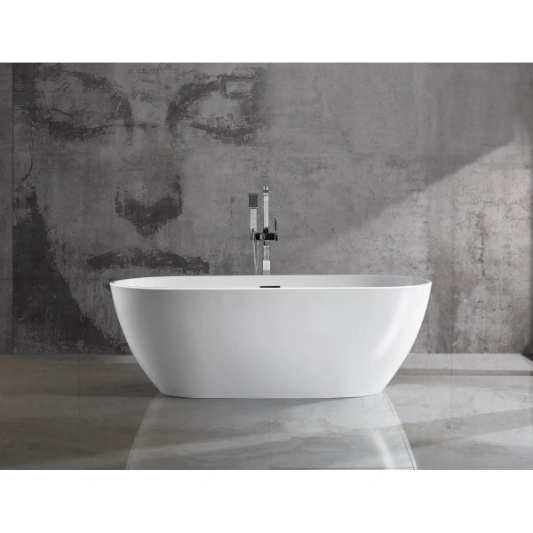 Акриловая ванна Vincea VBT-408-1800MW 180x81,5 см, отдельностоящая, белый матовый