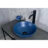 Раковина-чаша GID 9081bum 36x36 см, накладная, синий матовый