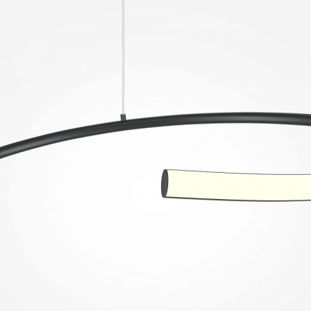 Подвесной светильник Maytoni Изгиб MOD242PL-L33BK
