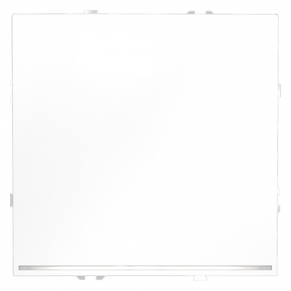 Выключатель проходной одноклавишный с подсветкой без рамки Voltum S70 VLS010402