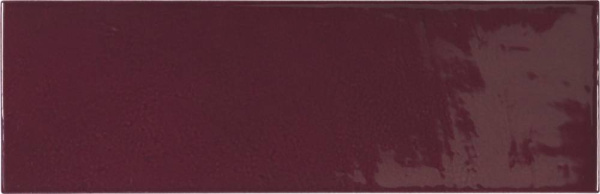 Equipe Village Настенная керамическая плитка Aubergine 6.5x20 глазурованный глянцевый