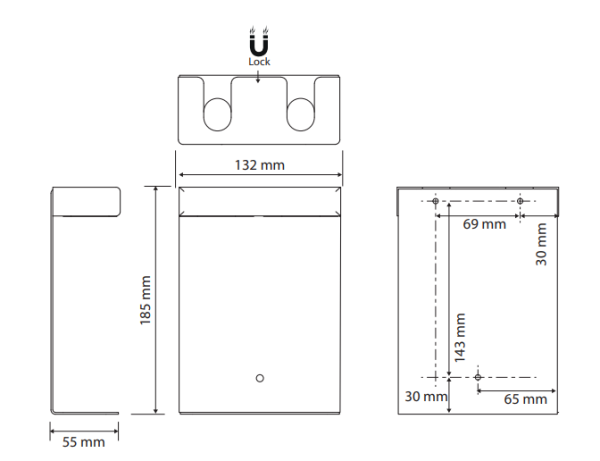 Держатель для дозатора Bemeta 146109460 черный матовый