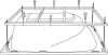 Каркас для ванны Riho 200x90 усиленный