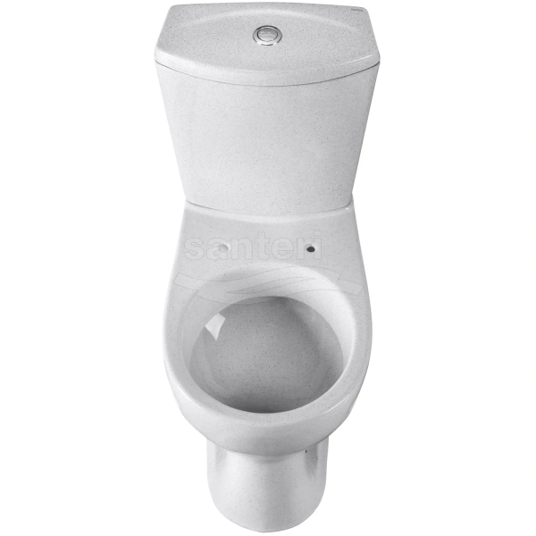Унитаз-компакт Santeri Ultra 1.P401.3.S01.00B.F (4607143319660) косой выпуск, с сиденьем, крап на белом