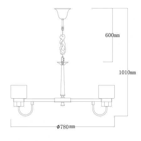 Подвесная люстра MW-Light Элла 18 483015108