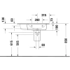 Раковина 83x49 см Duravit ME by Starck 2346830000