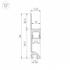 Профиль для плинтусов Arlight ARH-PLINTUS 041213