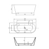 Акриловая ванна Vincea 170x80 VBT-421-1700MB