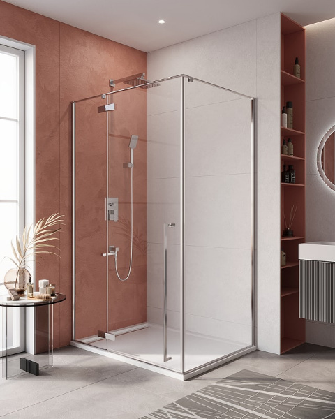 Душевой уголок Cezares Liner 120х90 LINER-AH-1-120/90-C-Cr-L