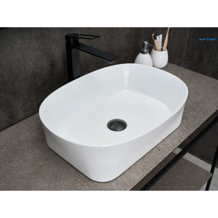 Раковина-чаша GID N9028 53x36 см, накладная, белый