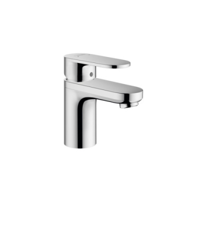 Смеситель для раковины hansgrohe Vernis Blend 71571000 100 со сливным гарнитуром цинк хром