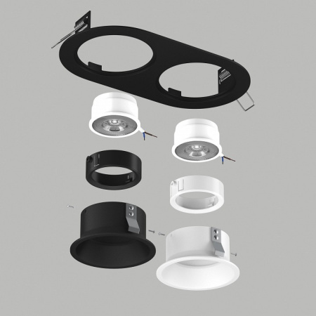 Встраиваемый светильник Lightstar Domino D6570607WBMOD