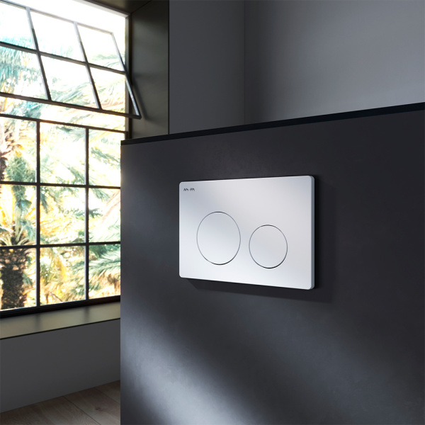 Клавиша смыва AM.PM PrimeFit I090101 белая глянцевая