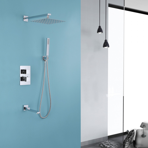 Душевой комплект Abber Daheim AF8250 хром