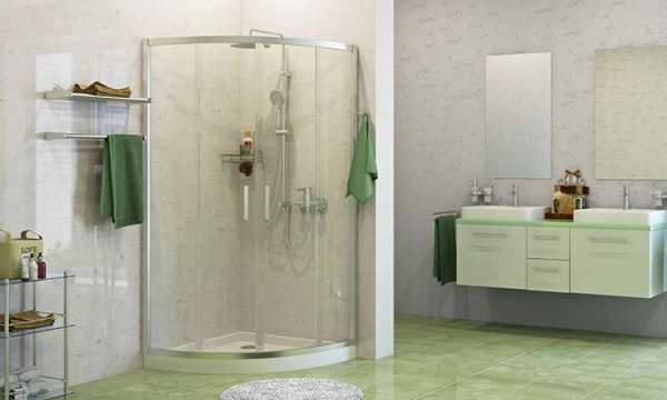 Душевой уголок WasserKRAFT Main 41S01 90x90x200 радиальный хром