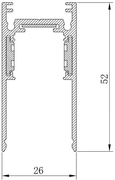 Трек накладной Feron CABM1000 41959