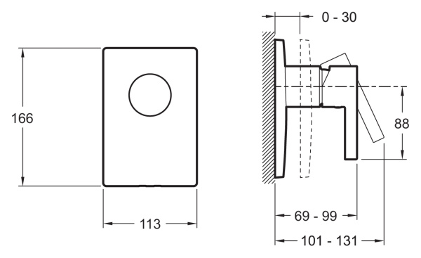 Смеситель Jacob Delafon Stillness E98711-CP
