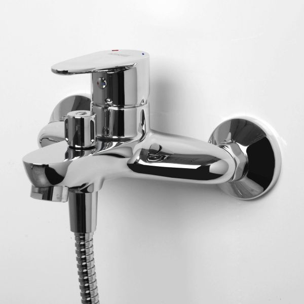 Лайне (Leine) 3501 Смеситель для ванны с коротким изливом