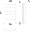 Юпитер П9 500х800 Полотенцесушитель TERMINUS