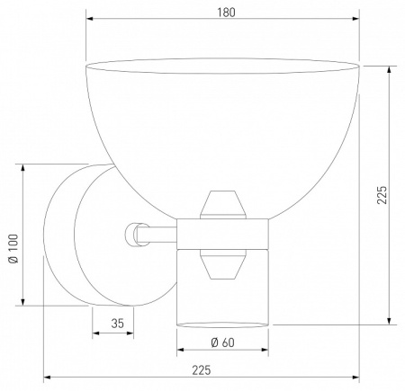 Бра Eurosvet Vial 202053 LED