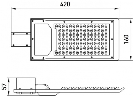 Консольный светильник Эра  SPP-503-0-30K-100