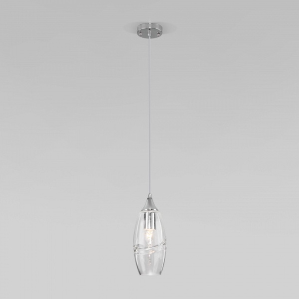 Подвесной светильник Eurosvet Lotus 50222/1 прозрачный