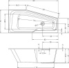 Акриловая ванна Riho Rething Space B112001005 L, 160x75