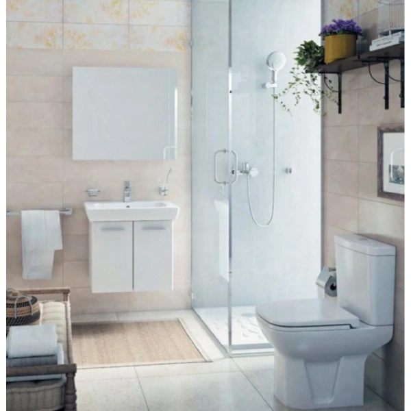 Унитаз-компакт Vitra S20 9819B003-7202 с сиденьем микролифт, белый