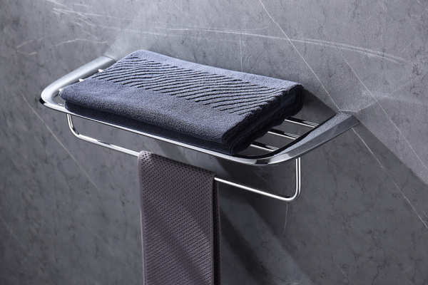 Полка для полотенец Abber Nord AA1554 хром