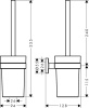 Туалетный ершик hansgrohe Logis Universal 41722000