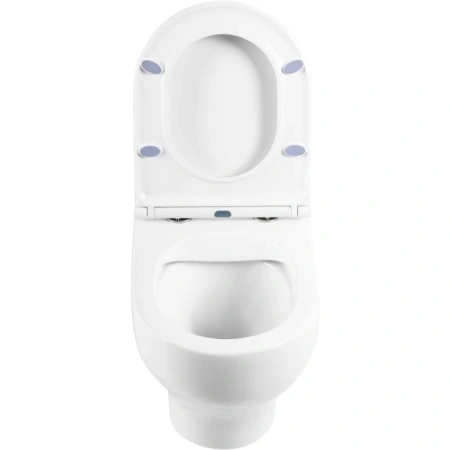 Унитаз подвесной BelBagno Lucie BB063CHR безободковый, белый
