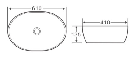 Раковина BelBagno BB1348