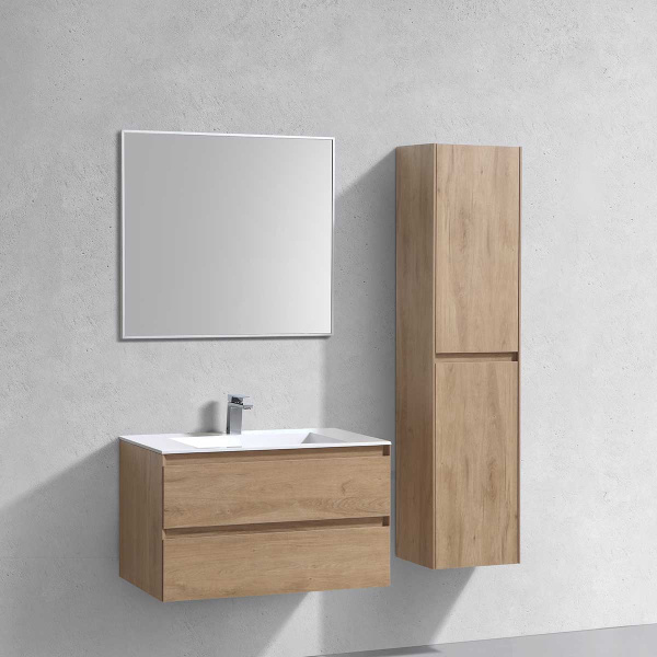 Тумба под раковину Vincea Luka 80 см VMC-2L800NO светлое дерево