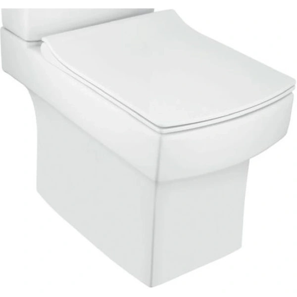 Чаша напольного унитаза с сиденьем микролифт Jaquar Fonte FNS-WHT-40751P180UFSM