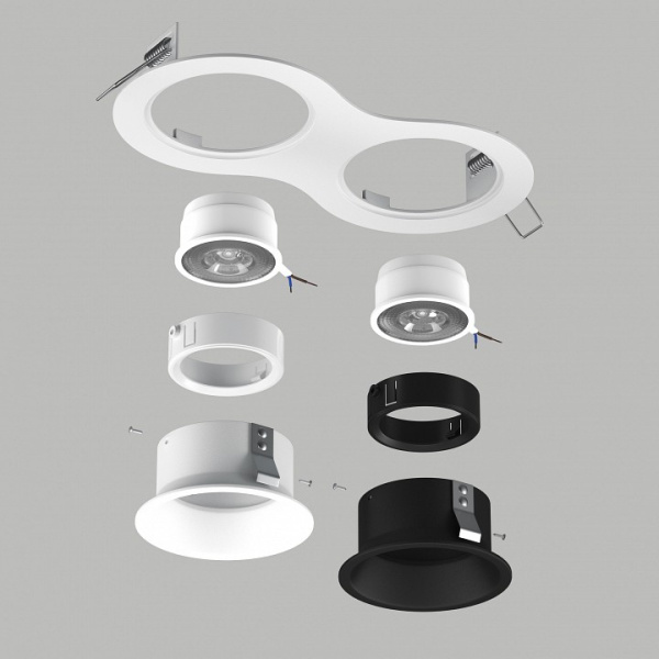 Встраиваемый светильник Lightstar Domino D6260607WBMOD