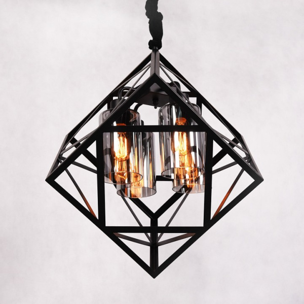 Подвесная люстра LUMINA DECO Brutte LDP 11339-4 BK