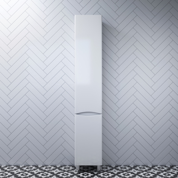 Шкаф-пенал напольный AM.PM Like M80CSR0356WG правосторонний белый глянец